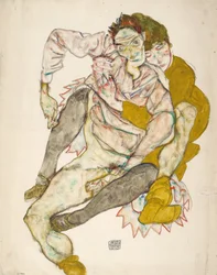Zittend Paar, 1915